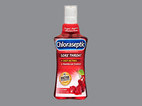 Chloraseptic Bottle — prescription drug image