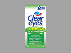 Clear Eyes Maximum Itchy Eye Bottle — prescription drug image