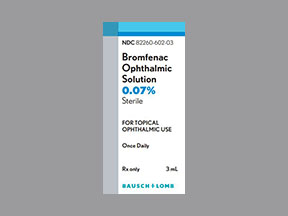 Bromfenac Sodium Bottle — prescription drug image