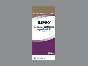 Ilevro Bottle — prescription drug image