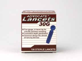 Advocate Lancets Box — prescription drug image