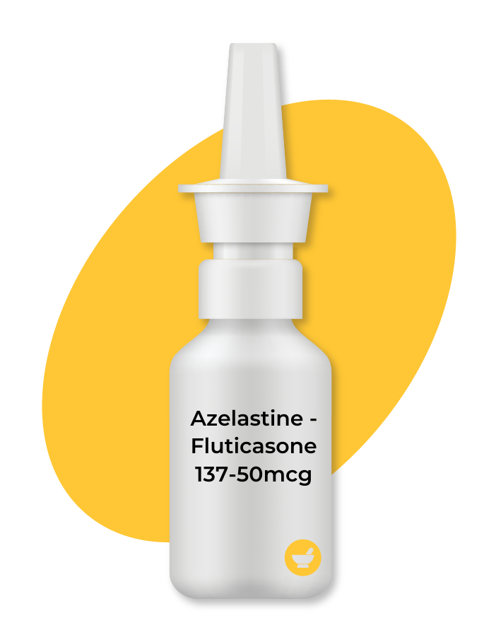 Azelastine-Fluticasone Bottle — prescription drug image