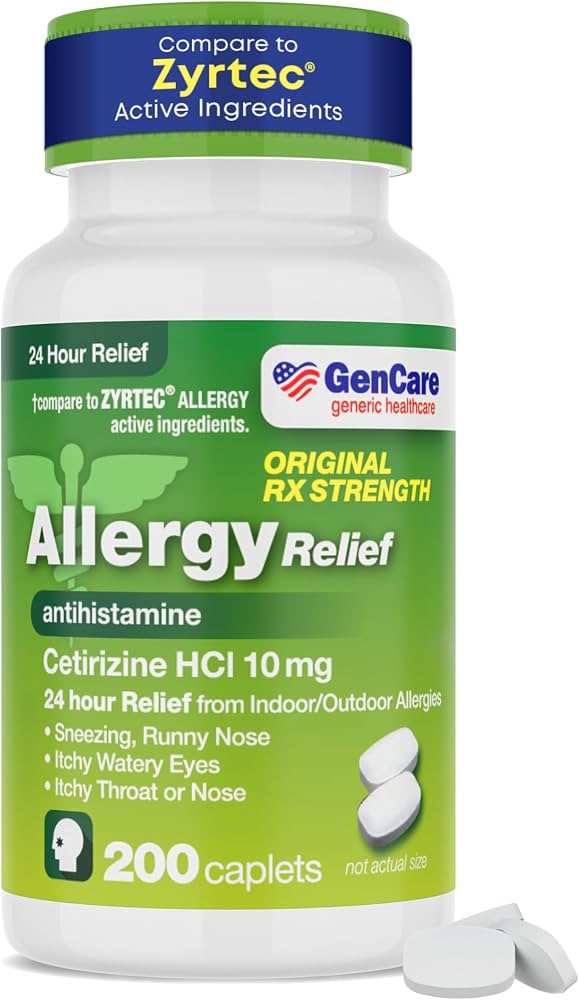Cetirizine Hcl Bottle — prescription drug image