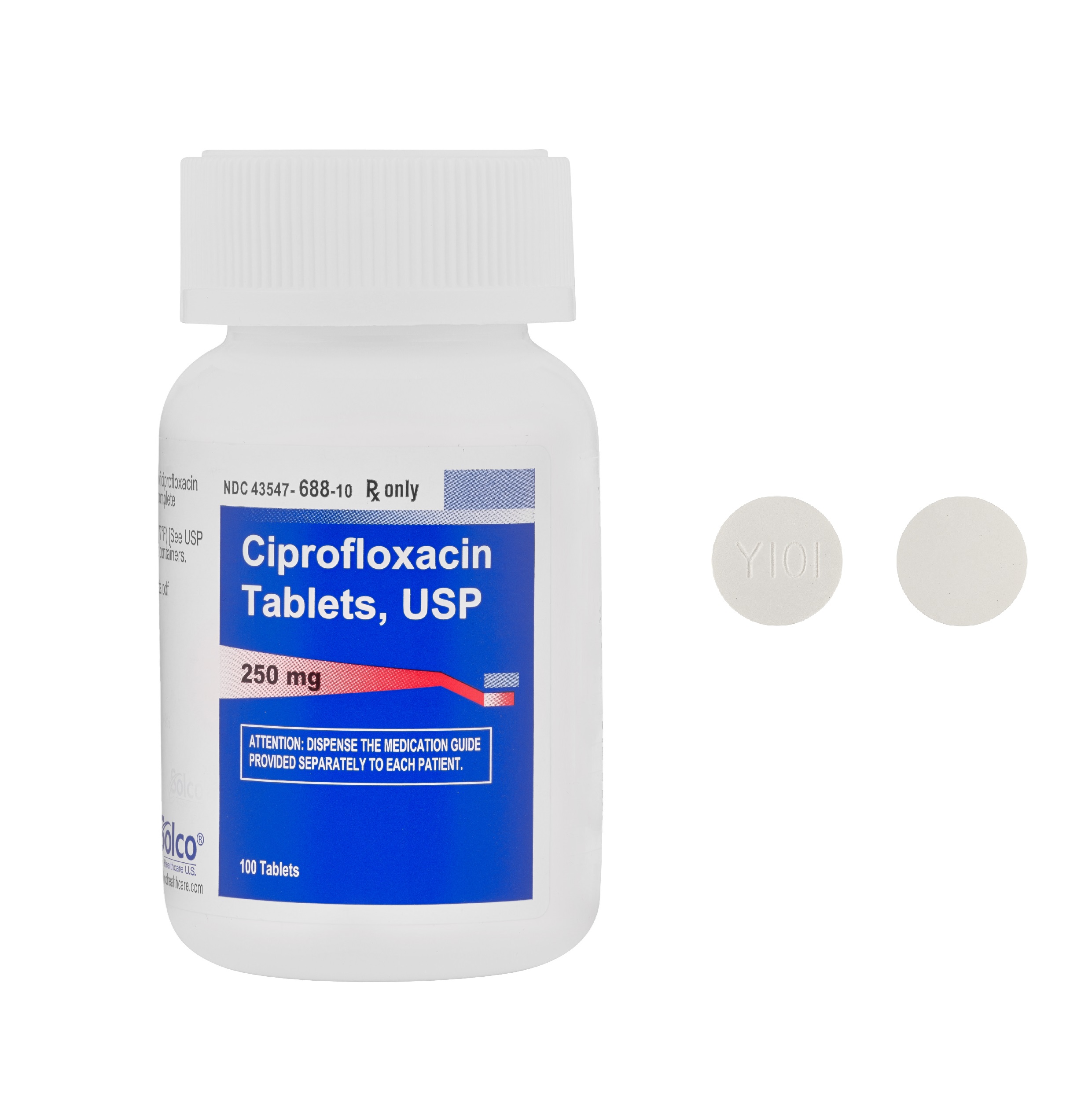 Ciprofloxacin Bottle — prescription drug image