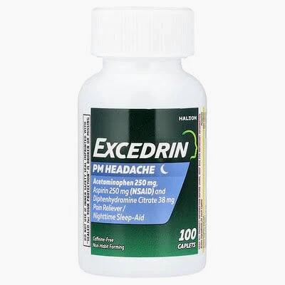Excedrin Pm Bottle — prescription drug image