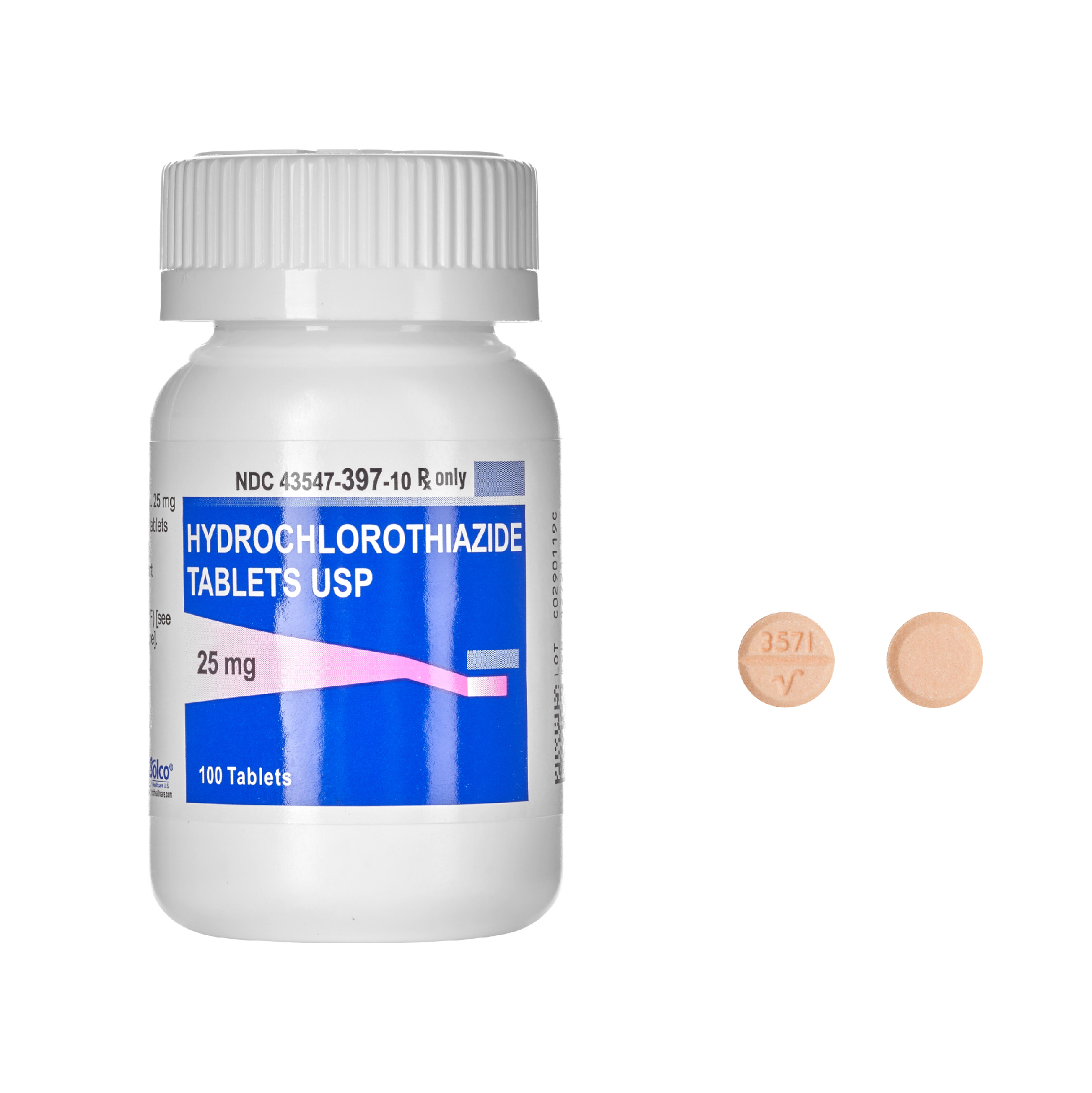 Hydrochlorothiazide Tablet — prescription drug image