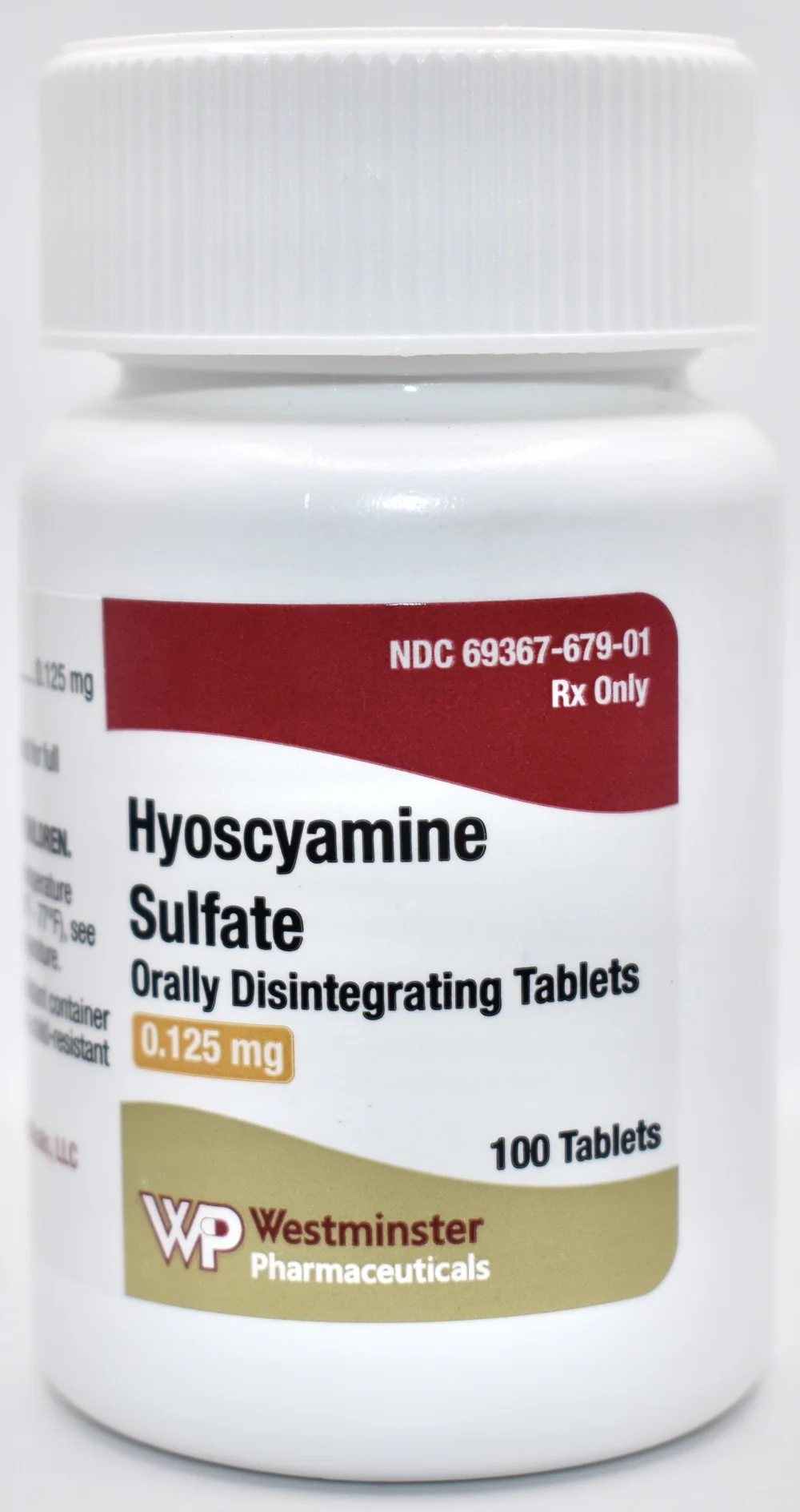 Hyoscyamine Sulfate Tablet Sublingual — prescription drug image