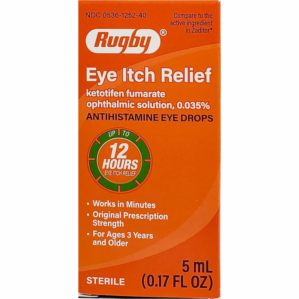 Ketotifen Fumarate Bottle — prescription drug image