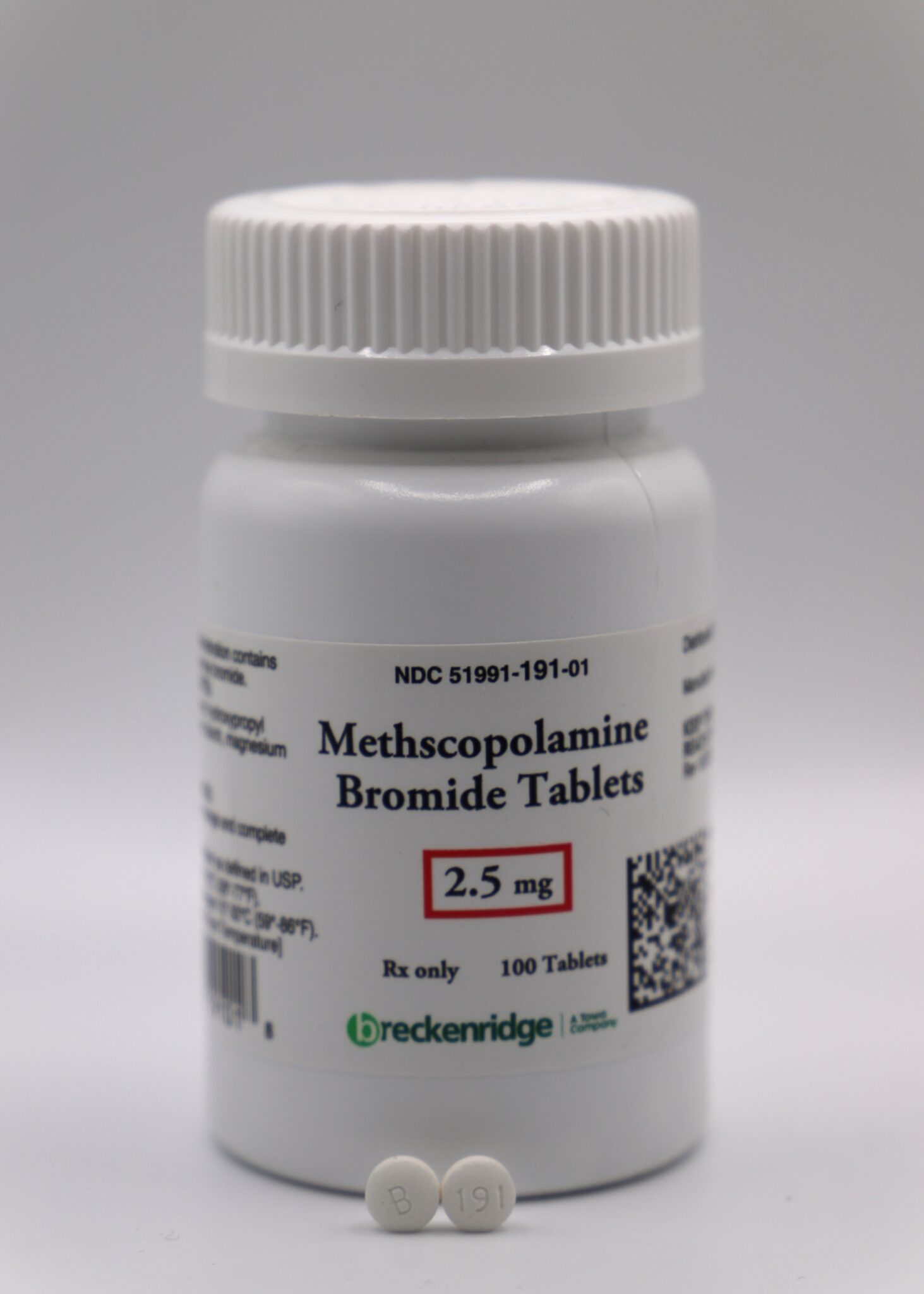 Methscopolamine Bromide Tablet — prescription drug image