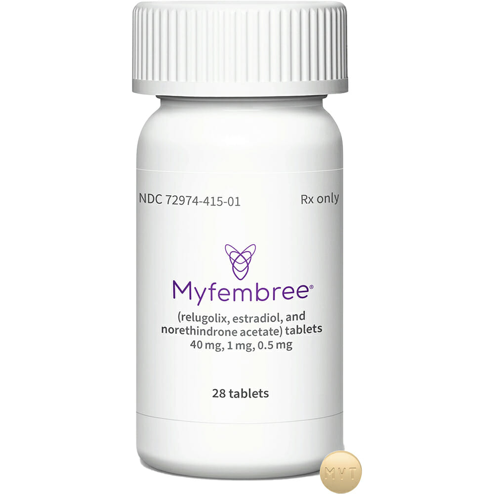 Myfembree Disp Pack — prescription drug image