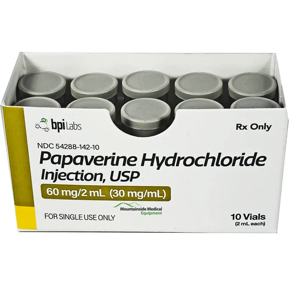 Papaverine Hcl Vial — prescription drug image
