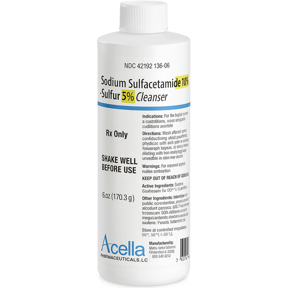 Sodium Sulfacetamide Bottle — prescription drug image