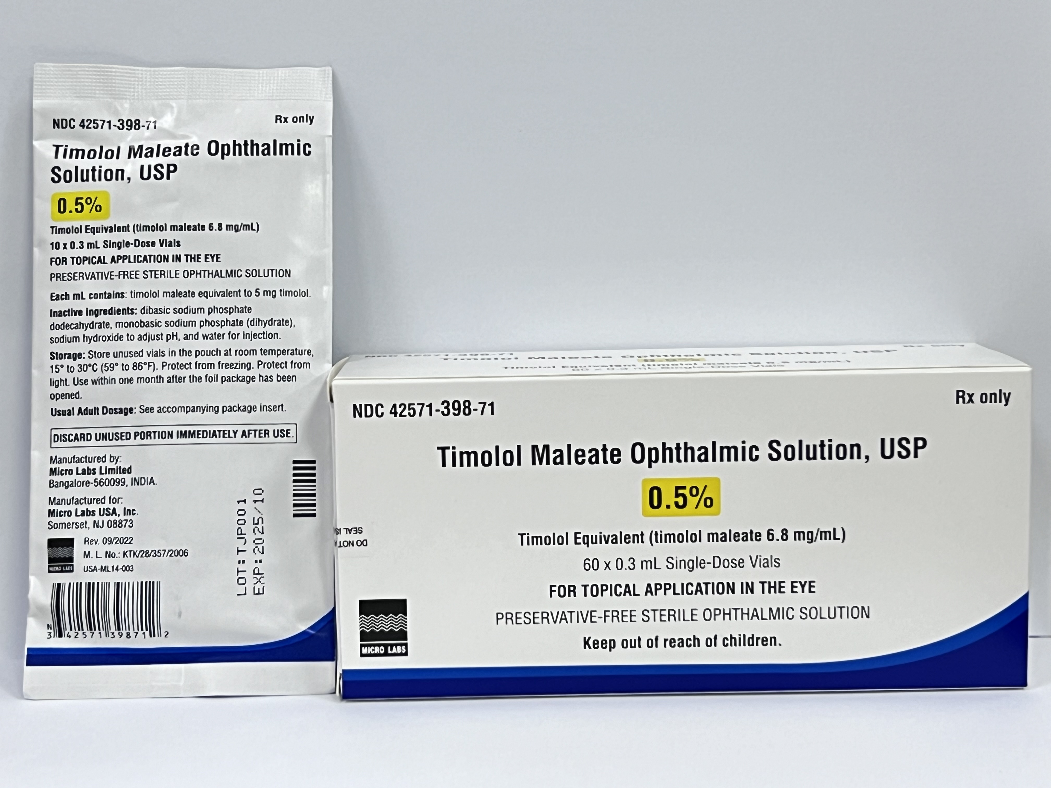 Timolol Maleate Pf Solution — prescription drug image