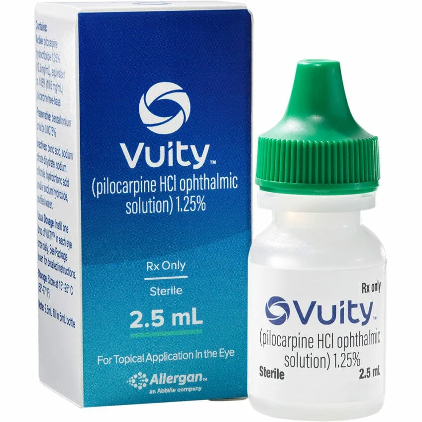Vuity Bottle — prescription drug image